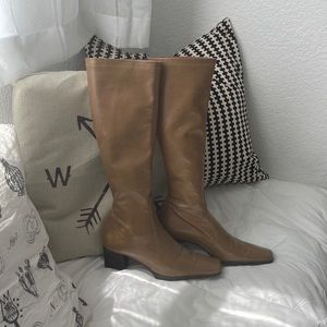 Franco Sarto camel/tan boots size 7. Made in Brazil. Great condition!
